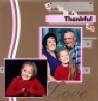 Granddaughter Scrapbook Layout