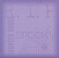 Purple Spooky 12x12 paper