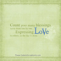 Count Blessings Side A 12x12 p