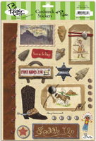 Flair Designs-Wild West Alpha Stickers-CS026