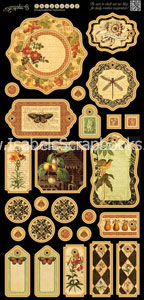 g45 Botanicabella Chipboard Tags
