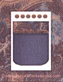 MME-Blue Paisley - Vintage