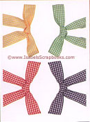 MME-Gingham Bows - Notions