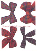 MME-Plaid Bows - Notions