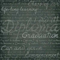 Karen Foster--Grad Words 12x12 paper