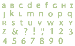 QuicKutz-Alpha-Metro Unicase Alpha Set