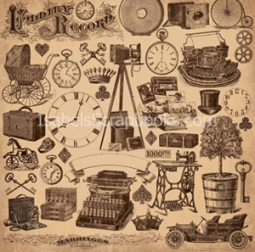 BoBunny-Heritage Family Record 12x12 paper