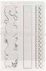 QuicKutz-EZ Store 3 border dies -2pk