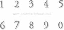 QuicKutz-Alpha-Paige Mini Numbers-KNR-11-M