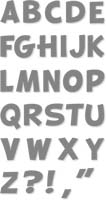 QuicKutz-Alpha-Star UpperCase-KUR-01-S